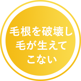 レジーナクリニックなら毛根から破壊し、もう生えてこない！